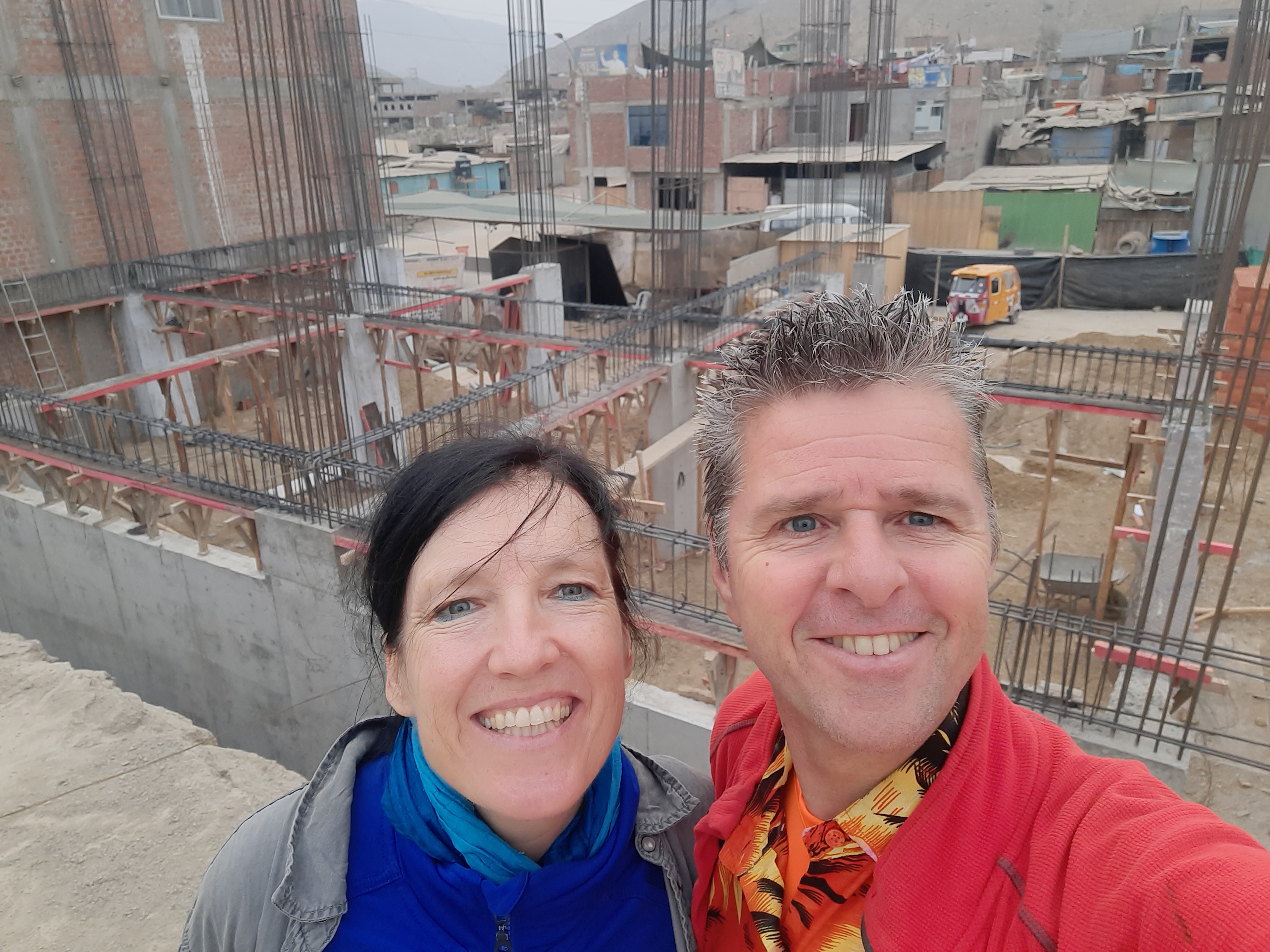 Nieuwsbouwfase 2 in sloppenwijk Lima, Peru